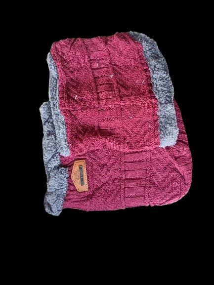 Winter Cap & Muffler for Men & Women| Beanie Cap| 1 Set|