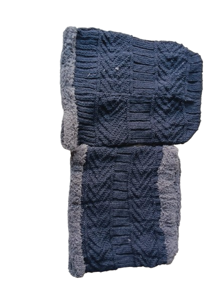 Winter Cap & Muffler for Men & Women| Beanie Cap| 1 Set|