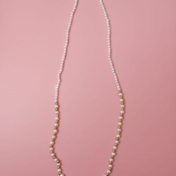 Popular artificial moti necklace